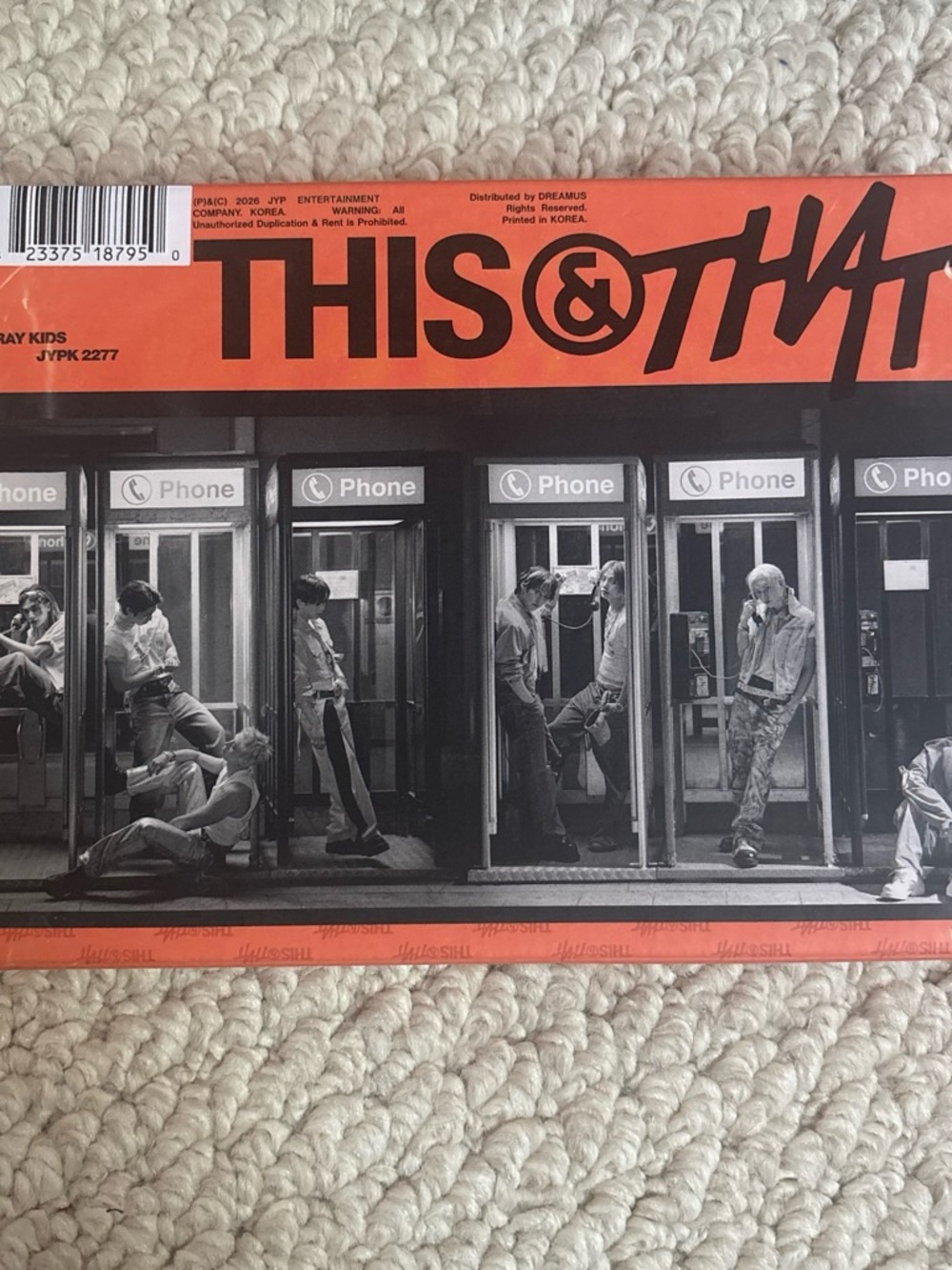 THIS&THAT Vinyl Record - Orange & Black Album Cover